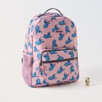 Mochila Grande Versátil De Disney Stitch Para Viajes De Ocio Y Escuela Con Compartimento Para Carrito Multifuncional Y Cable Incluido Material Nylon Unisex - details 6