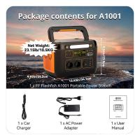Flashfish A1001 Estación de Energía Portátil 1000W, Generador Solar de 1030Wh/278400mAh, Puertos de CA de Onda Sinusoidal Pura, 7 Salidas, Pantalla LCD, Protección de Seguridad, para Viajes al Aire Libre, Camping y Hogar - details 7