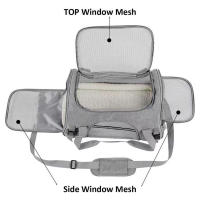 Mochila Porta Mascotas Para Perros Y Gatos Transpirable Tamaño Medio Material Oxford Adecuada Para Todas Las Estaciones - details 5