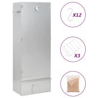 vidaXL Horno ahumador astillas madera acero galvanizado Dimensiones 44.5 x 29 x 83 cm, 44.5 x 29 x 110 cm - details 1