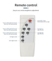 Lámpara Solar Exterior LED Para Jardín IP67 Impermeable Iluminación De Emergencia Luz De Escenario Para Edificios De Sol - details 15