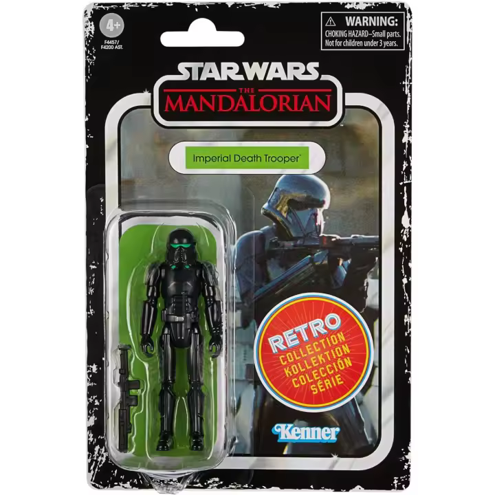 HASBRO - STAR WARS -  Colección Retro - Juguete Imperial - Death Trooper a Escala de 9.5 cm -  The Mandalorian - Mayores de 4 años - 1