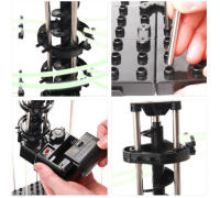 Juguete Educativo Para Niños Camino De Bolas Con Carruseles Espacio De Juego DIY Luz Nocturna Rastrillo De Ratón Juego De Carreras En Blanco Y Negro - details 7
