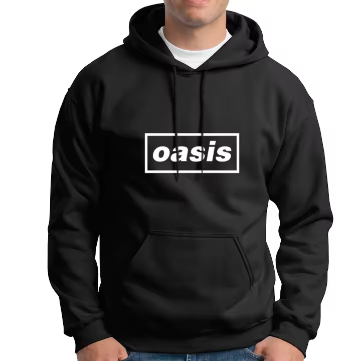 Sudadera con capucha Oasis. Liam Gallagher. Noel Musica. Rock and Roll. Varios colores. Todas las tallas. - 1