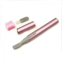 Afeitadora Eléctrica De Cejas Cuchilla Trimmer De Peluca Para Rostro Color Rosa Y Negro Incluye Cepillo Y Peine Para Cejas - details 2