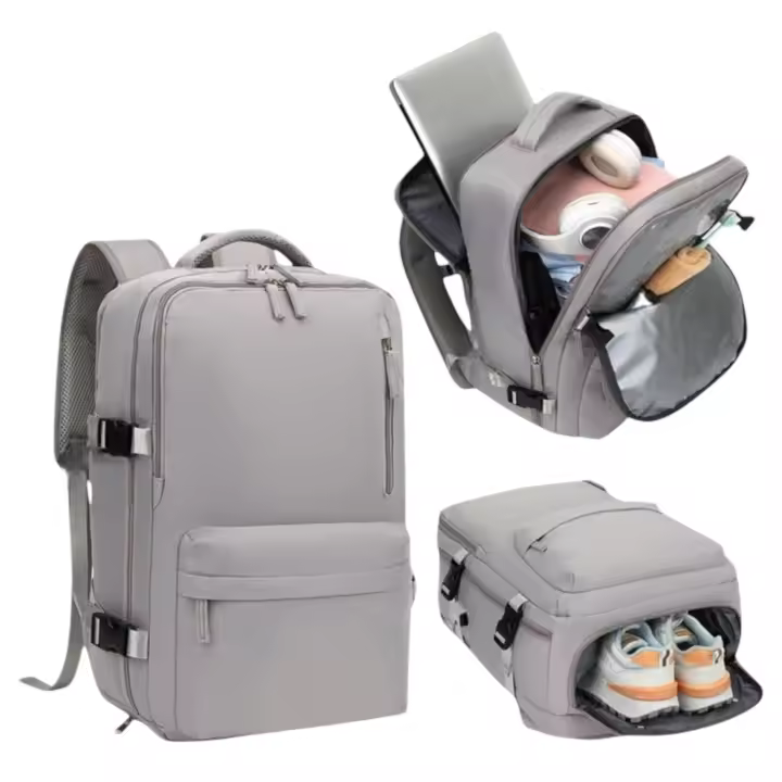 Mochila Viaje Cabina Avion para Vueling, EasyJet, Ryanair 45x32x18 , Mochila Cabina 45x32x18 Maletas De Viaje Cabina Mochilas 45x32x18 Mochila De Viaje Cabina aproximamente de 35L con Orificio De Carga Y Bolsillo Antirrobo.Mochila camping, maletas de viaj - 1