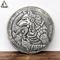 Moneda Commemorativa Anubis Y Águila Decoración Para El Hogar Regalo Moneda De Metal Estilo RELIGIOUS Tema PYRAMID - details 0