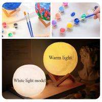 Luz De Luna LED DIY Luz De Galaxia Para Niños Y Niñas Decoración De Dormitorio Regalo De Cumpleaños Para Niñas Y Niños Luz Nocturna Cálida Fuente De Luz LED Sin Certificación Originales En China - details 1
