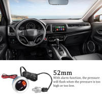 Medidor De Presión De Aceite Para Coche 52mm Pantalla Digital LED 9-35V Con Sensor De Alarma 1/8NPT Material ABS + Metal - details 3