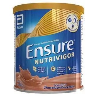 ENSURE NUTRIVIGOR CHOCOLATE LATA 400 GR PK - 1