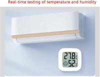 Higrómetro digital con indicador de confort inteligente, termómetro de interior LCD con pantalla de humedad, monitor de clima interior de plástico alimentado por batería, higrómetro electrónico digital LCD para exteriores con sensor de termómetro retroilu - details 3
