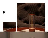 Lámpara De Mesa Portátil LED Magnética Recargable Y Dimmer Para Ambientes Creativos Luz Para Bars Cama Y Camping - details 2
