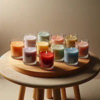 Zimmy - Pack de Velas Aromáticas en Vaso de Cristal Reciclable 125g - 28h Duración - Variedad de Fragancias - Cera Vegetal - Hechas en España - details 1