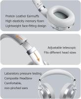 Reducción activa de ruido Bluetooth ANC auriculares inalámbricos de reducción de ruido auriculares Fitness gimnasios de reducción de ruido auriculares de aislamiento acústico adecuados para hombres y adultos en gimnasios de viajes aéreos - details 1