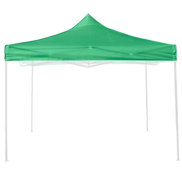 Cubierta de techo waterproof Green DE 3x3 pulgadaspara reemplazo de gazebo plegable - 1