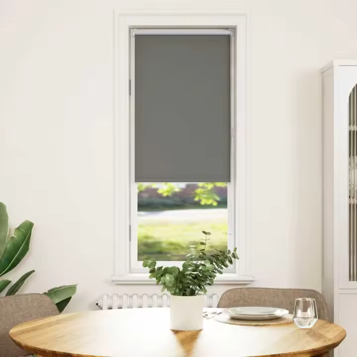Estor Enrollable Opaco gris 50x150 cm Tela Ancho 45,7 cm - 1