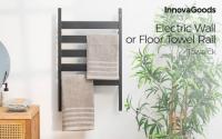 Innovagoods ®   Electric bathroom towel rack 140 w, 5 bars towel rack, free-standing or wall towel rack for bathroom quick-drying, electric free-standing towel rack with max. temperature 55 oc, ideal for drying or heating towels - details 0