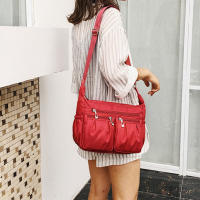 Bolso cruzado de nailon para mujer, bandolera de gran capacidad con múltiples bolsillos, para ir de compras, de viaje, de ocio - details 11