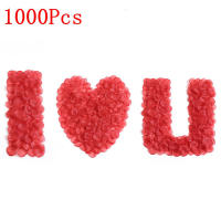 3000/100Pcs 4.5cm Pétalos De Rosa Artificiales Rojos Simulación De Seda Para Decoración Romántica De Fiesta De Boda Valentines Day - details 10