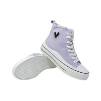 Eva Zorteon- Zapatillas Deportivas Abotinada de Lona para Mujer - Estilo Bamba con Material Textil y Cierre de Cordones - details 29