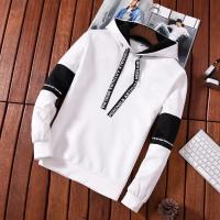 Traje De Corrida Para Hombre Con Capucha De Lujo Estilo Clásico Negro Blanco Ropa Deportiva Sencilla Calidad Superior Para Salir Diario - details 6