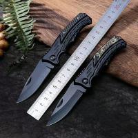 Cuchillo Plegable De Acero Inoxidable Para Camping Y Pesca Cuchillo De Sobremesa Multifuncional EDC Herramienta Táctica Para Supervivencia Y Caza - details 0