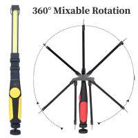 Lámpara De Trabajo LED COB Recargable Con Luz 360° Rotativa Y Plegable Super Brillante Para Reparación De Coches Luz Portátil Con Batería Incluida - details 3