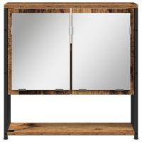 Espejo de Baño vidaXL con Armario de Madera Vieja 60x16x60 cm de Madera de Ingenier - details 3
