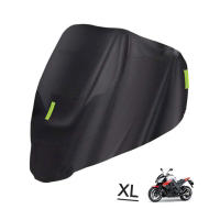 Cubierta Para Motocicleta Universal Protección Contra Polvo Y Enredaderas Impermeable De Otoño Y Primavera 210D Seda Moto Cubierta M-XXXXL - details 7