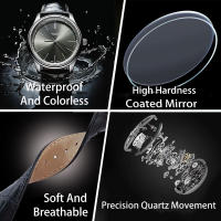 Reloj De Pulsera Para Hombre Marca Top Lujo Negocios Resistente Al Agua Cuarzo Cuero Reloj De Hombre Moda Casual Mano Del Reloj - details 7