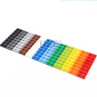 20pcs Moc Tiles Plate 2x8 3034 Bloques De Construcción Creativos DIY Básicos Compatible Con Juguetes De Montaje Partes De Bloques - details 4