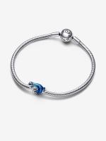 Pandora - Charm de Gecko Azul metálico - Plata de ley - details 1