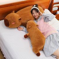 Muñeco De Peluche Kawaii Capybara Suave Almohada Sofá Para Descanso Y Sueño Juguete De Animal De Peluche Para Escuela Y Navidad - details 4