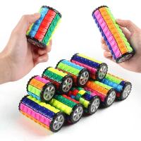 Juguete Educativo 3D Rotativo De Cilindro Para Aliviar El Estrés Juego De Lógica Y Mano Mágica Cubo STEM Juguetes Para Niños De 3-6 Años - details 0