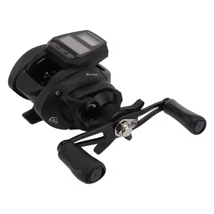 Carrete De Pesca BILLINGS AH Serie Ratios De Engrosamiento 6.3:1 Carga Máxima De 18LB Solar Recargable Pantalla Digital Adecuado Para Agua Dulce Y Salada - 1