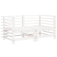 vidaXL Sofás de esquina de jardín 2 uds madera maciza de pino Pino natural, Pino blanco, Pino gris Conjunto Terraza Muebles Jardín Exterior Juego de Muebles de jardín Mueble Jardín Exterior Muebles de Salon Exterior - details 5