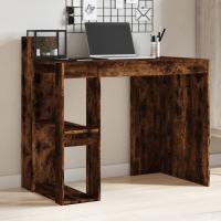 vidaXL Escritorio de oficina madera ingeniería gris 103,5x56,5x94 cm en color Gris sonoma/Blanco/Roble Sonoma y más | estructura resistente ideal para salón dormitorio o estudio - details 3