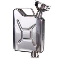 Flasque De 5 Oz En Acero Inoxidable Con Taza Creativo Botella De Vino Portátil Para Whiskey Y Licor Regalo Para Hombres Personalizable - details 2