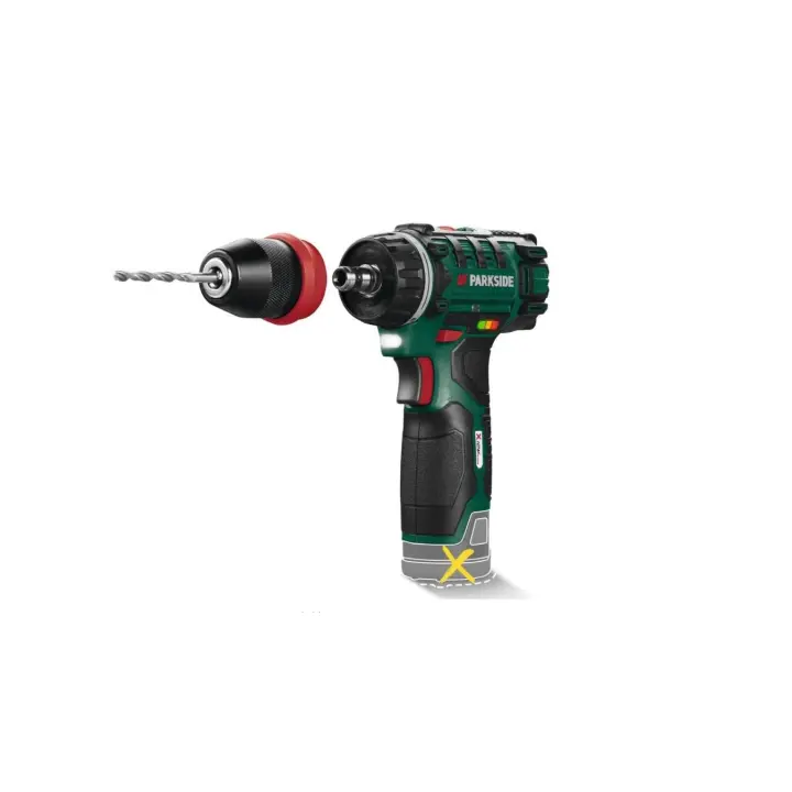 Atornilladora taladradora recargable12V Parkside - 1