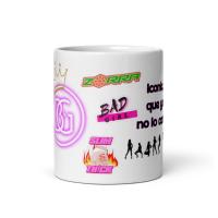 Taza Cerámica Bad Gyal 350ml Vasos Tazas Platillos 🔹 Taza Bad Gyal 🔹 Taza de cerámica 350ml 🔹 Vasos, tazas y platillos 🔹 Merchandising Bad Gyal 🔹 Regalo para fans del género urbano 🔹 Taza resistente y de alta calidad 🔹 Taza original para coleccioni - details 1