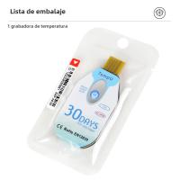 Logger De Temperatura USB Registrador De Datos De Humedad Y Temperatura Single Use Con Reporte PDF 30/60/90 Días Puerto USB 10000 Puntos - details 10
