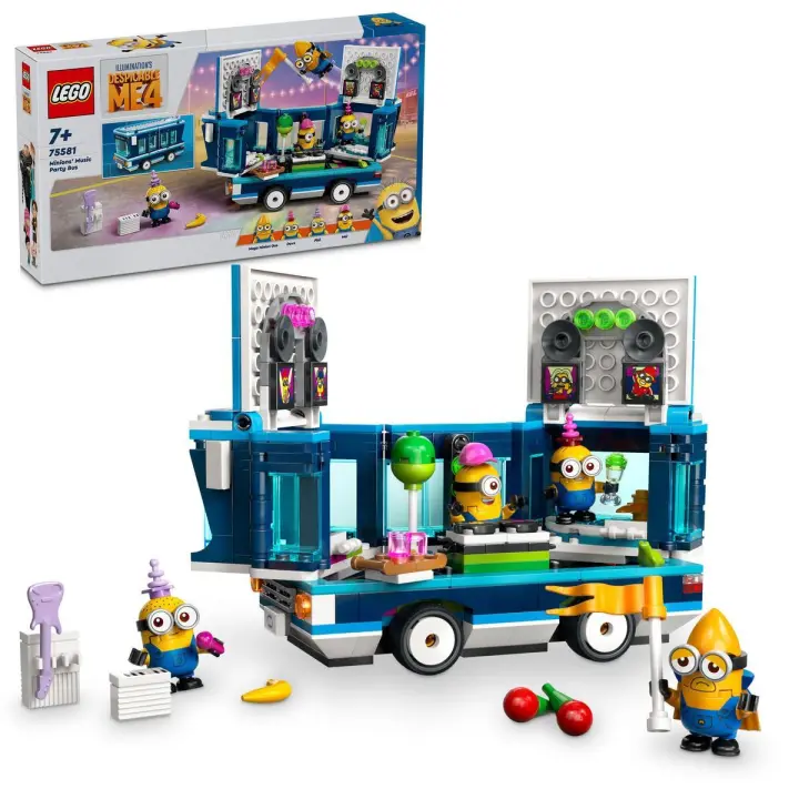 LEGO 75581 Gru 4: Mi villano favorito Bus de Fiesta Musical de los Minions Juguete de construcción - 1