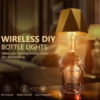 Lámpara De Mesa Inalámbrica Para Botella Con Control Táctil Y 3 Colores Iluminación Nocturna Recargable USB Para Barra Vino Luz De Escritorio - details 0
