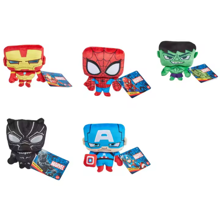 Surtido peluches mattel marvel 20 cm 16 unidades - 1