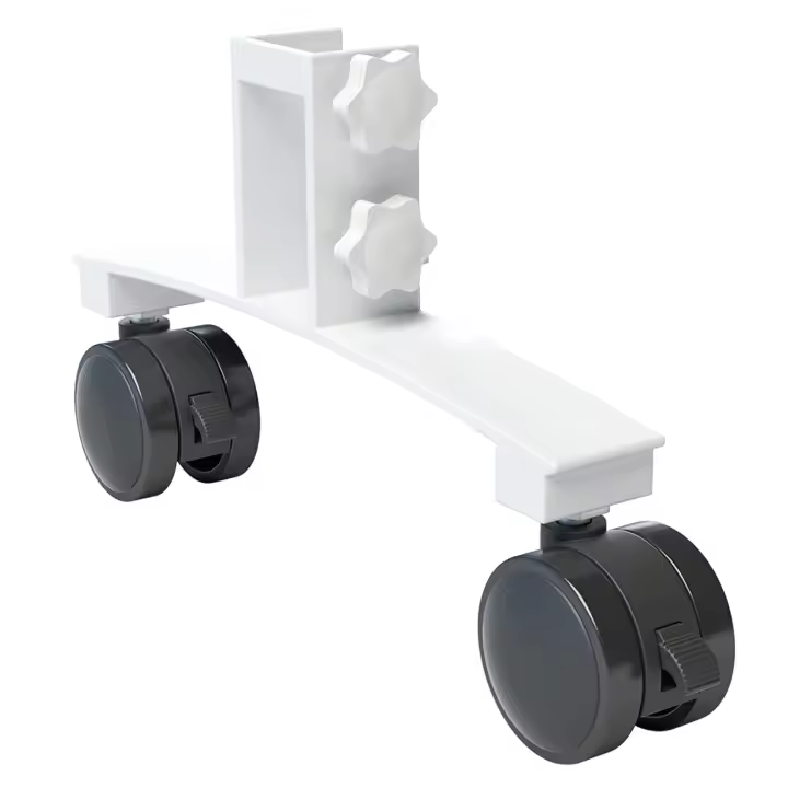 Soporte Universal Para Calentador Infrarrojo Con Ruedas Móvil Instalación Fácil Pie De Panel De Calentador Metálico Para Hogar Y Oficina - 1