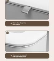 Cesta De Papel Ecológica Con Tapón De Doble Acción Y Asa De Silicona Montada En La Pared Para Almacenamiento Doméstico - details 11