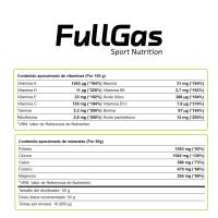 FullGas Sport Full Recovery 800g | Recuperador Muscular Post Entreno con Proteína + Carbohidratos + Glutamina - details 2