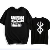 Camiseta De Algodón Oversized Para Hombre Y Mujer Anime Berserk Estilo Casual Manga Corto Impresión T-shirt Tops Tee Para Fans De La Moda - details 15