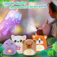 Muñeco De Peluche Unicornio Proyector 28cm Con Luz LED Suave Y Cálido Regalo Para Niñas Y Niños Animales De Peluche Para Decoración Del Hogar - details 4