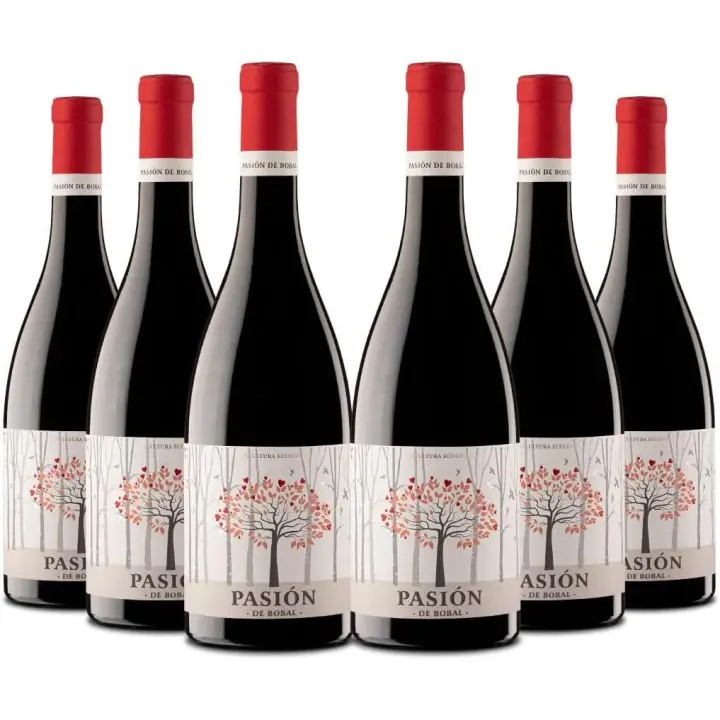 Nuevos Vinos - Pack 6 Pasión de Bobal Tinto 75 Cl Bodegas Sierra Norte - Experiencia Única Enológica - 1